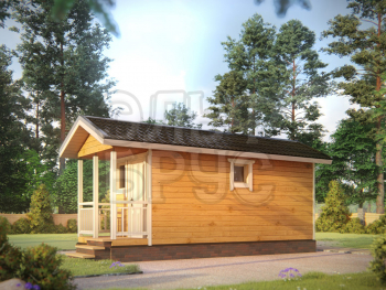Мобильная баня 7x2.3 м, 13.3 кв.м